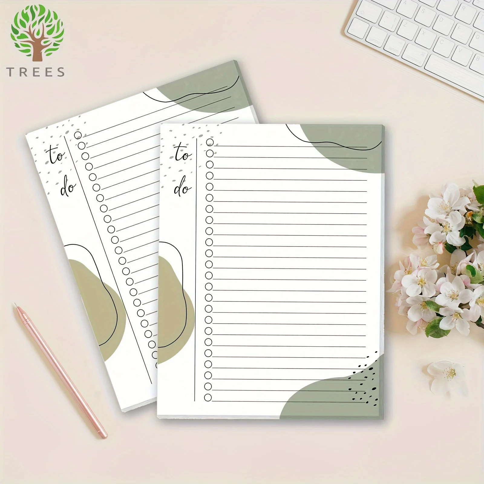 52 sheets Daily To Do List Notepad - Undated Task Planner for Work - Thick Paper Productivity Notebook With magnetic suction