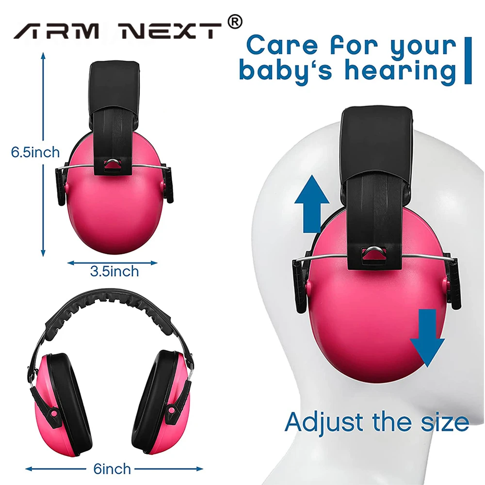 Soundproof Baby Earmuff Noise Proof Children Sleep Ear Defenders Boys Girls Anti-Noise Headphone Protective Earmuff For Kid