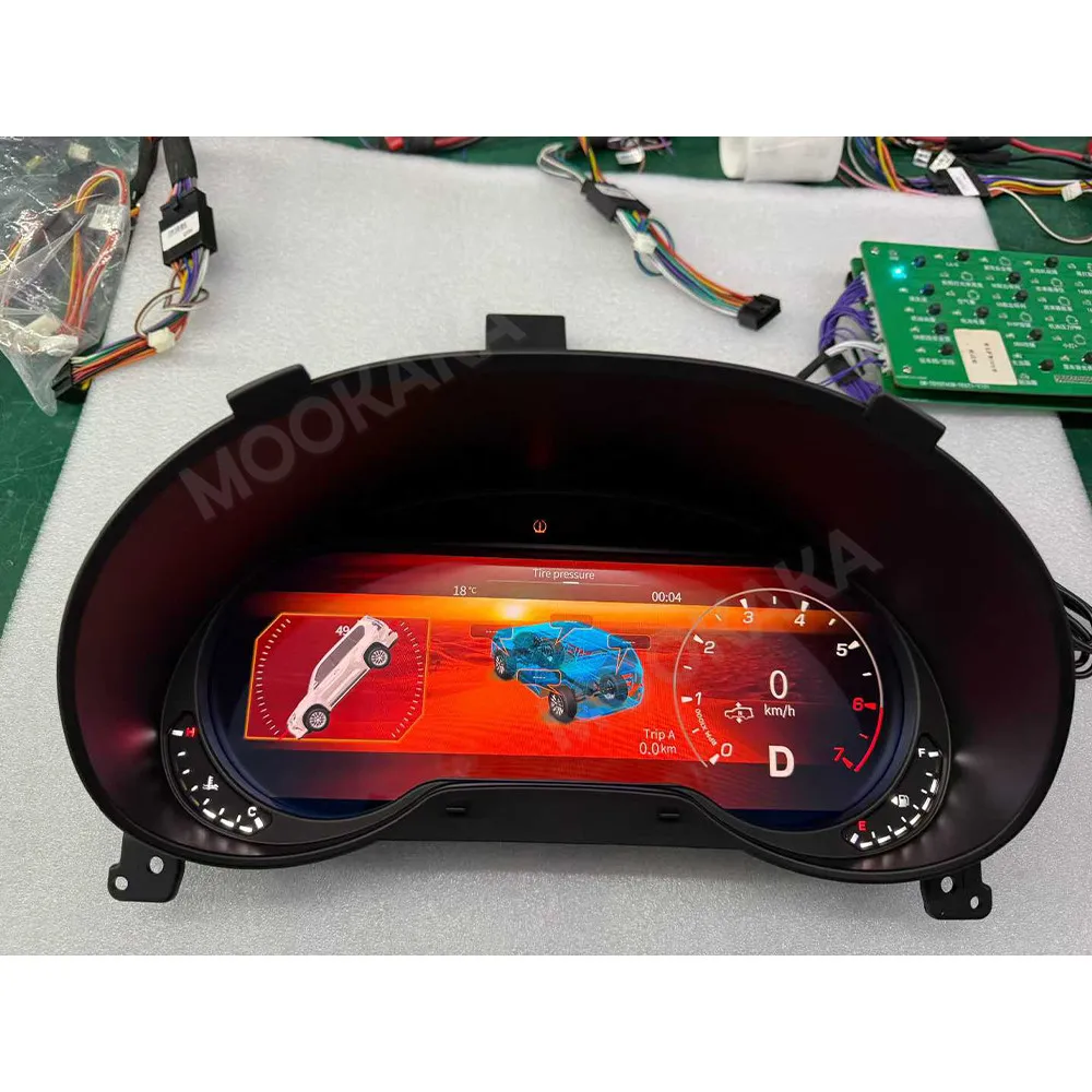 For Lexus GX 2010-2021 Car LCD Dashboard Digital Cluster Virtual Cockpit Instrument Speedometer Multifunctional