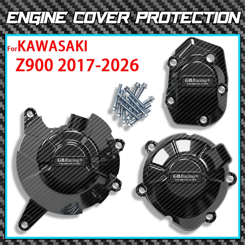 Z900 Motorcycles Engine cover Protection case For KAWASAKI Z900 2017-2026 2024 2023 2022 Z900SE 2023 Engine Covers Protectors