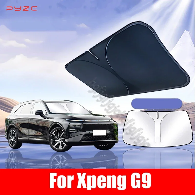 

For Xpeng XiaoPeng G9 2023 2024 2025 Car Windshield Front Sunshade Cover Anti UV Protection Skylight Auto Parts