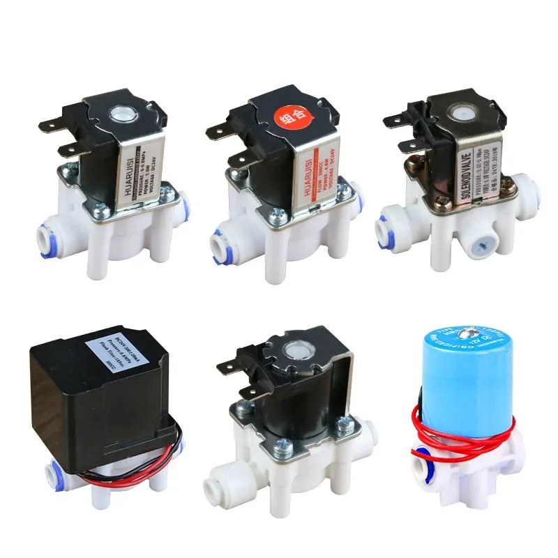 Food Grade 12V 24V 1/4 & 3/8 Port Plastic Water Solenoid Valve 1200CC Wastewater Valve