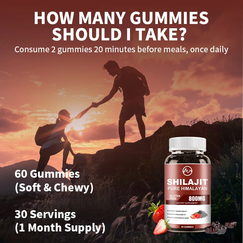 Minch Shilajit Pure Himalayan 800mg Lipid Profileand Females Organic Sweets Resin & Trace Minerals Health Immune Brain Focus