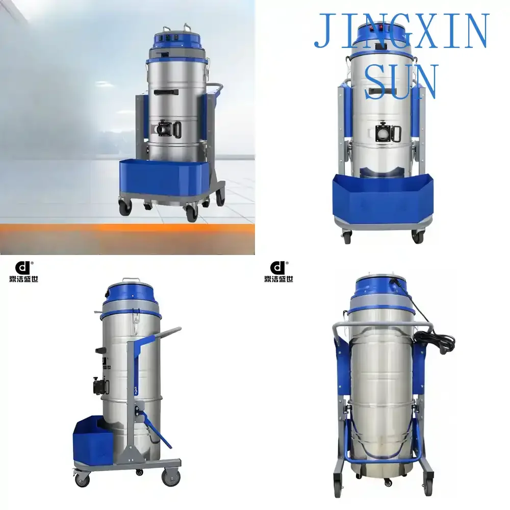 Commercial Industrial Vacuum Cleaner for DJ36100 Heavy Duty Workshop Warehouse Dust Iron Filings Debris Large Capacity Wet