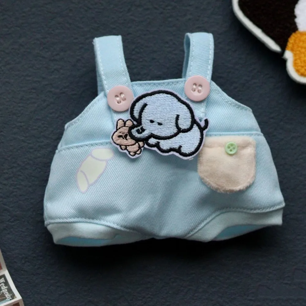 Ubranka dla lalek bawełnianych 20 cm, zwierzątka z kreskówek, słonik, świnka, mini ubranka dla pluszowych lalek, moda dla lalek bawełnianych 20 cm