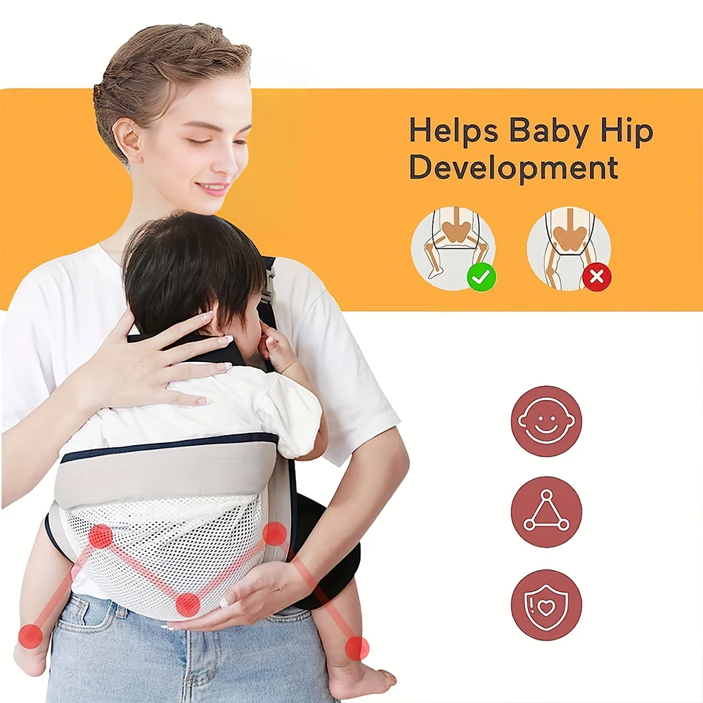 Baby Carrier,Babies Holder Carrier,Portable Breathable Wrap Child Slings with Adjustable Widen Shoulder Straps Lightweight