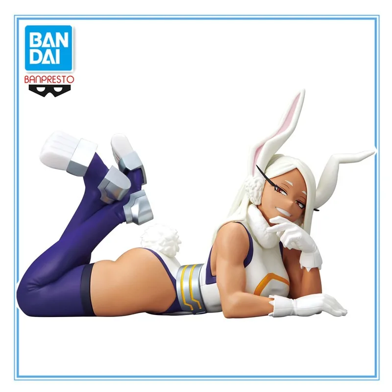 

In Stock Original Bandai BANPRESTO My Hero Academia GLITTER&GLAMOURS-MIRKO Pvc 17cm Anime Character Model Collection Toys Gifts