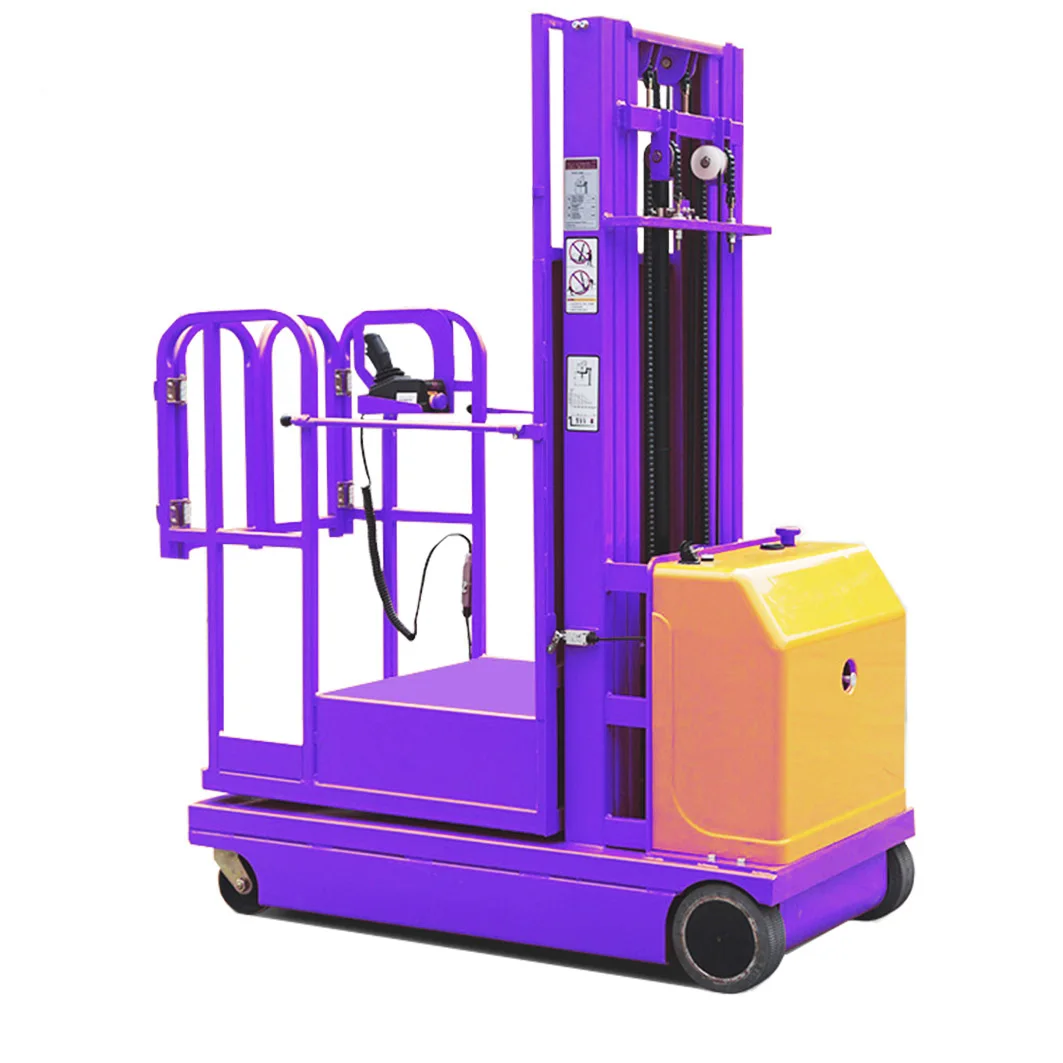 China Order Picker Fast Delivery Electric Manual Moving Order Picker Cart