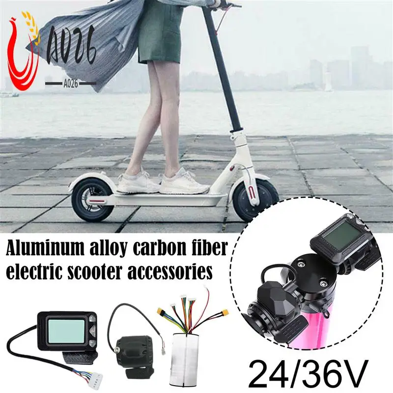 

A026-24V Electric Scooter Controller+LCD Display Accelerator+Brake Motor Controller Electric Scooter Accelerator Set Parts