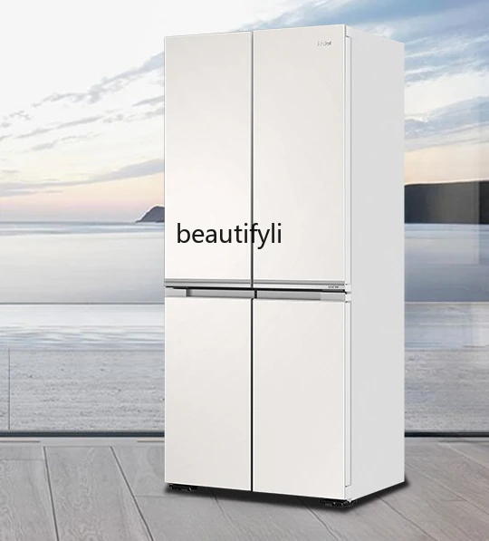 520L double-open bi-side door ultra-thin zero-built-in household air-cooled frost-free refrigerator