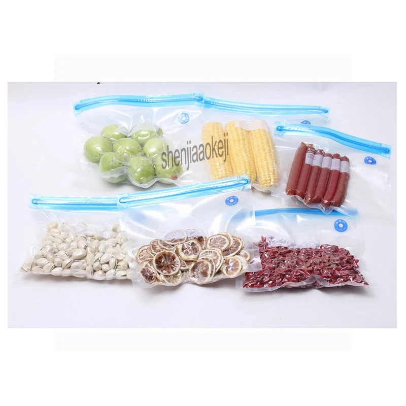 المحمولة الغذاء الكهربائية فراغ آلة الختم المنزل يده السيارات فراغ السدادة مع 5 قطعة أكياس مدعوم من محول