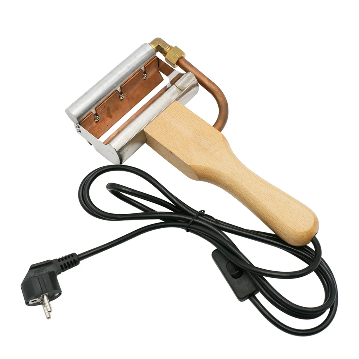 1 Pc Apiculture Electric Heating Uncapping Plane Honey Knife Wooden Handle Tool Uncapping Fork Beekeeping Equipment