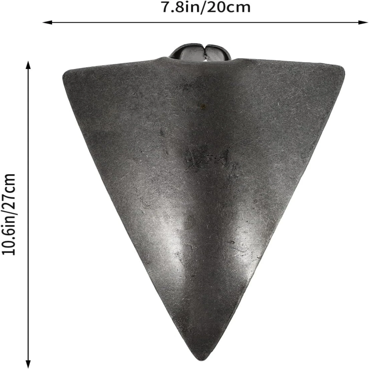 High-Quality, Versatile Steel Garden Hoe Head for Efficient Planting, Digging, and Weeding - Durable Essential Tool in Silver Gr