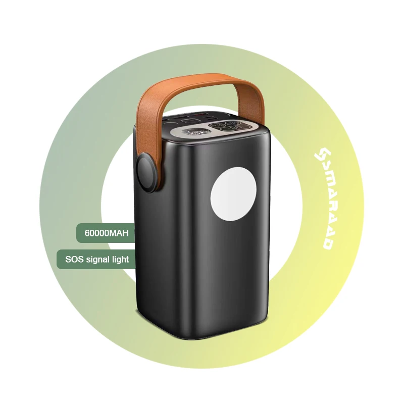 

Portable Power Bank 62000mAh 100W PD Super Dual Fast Charging Battery Packs with Lighting Equipment Portable Battery