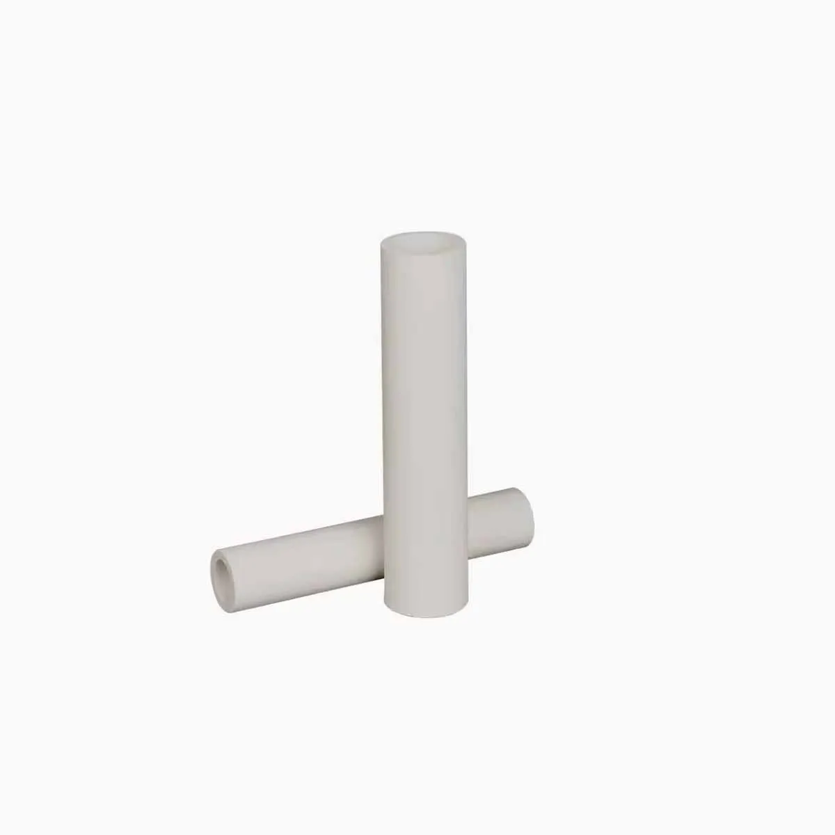 10 Buah Tabung Keramik Alumina Lubang Tunggal Tabung Keramik Bagian Kecil, Lengan Keramik Isolasi Berongga ID 0.6-11Mm