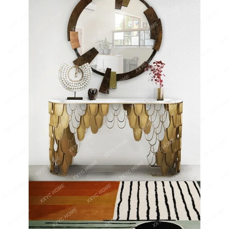 XX New arrive Classic Storage Entryways Table Exquisite Modern Simple Beauty Console Table  Beauty Console Tafel Living Room