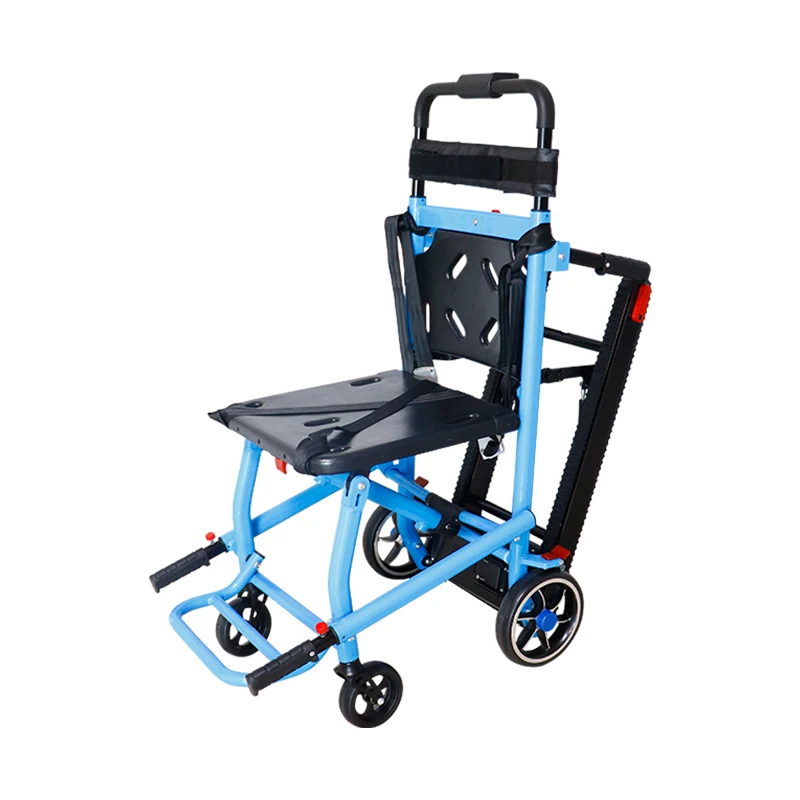 Tracked Electric Crawler Stair Stretcher Wheelchair For Disabled & Elderly Folding Climbing Chair