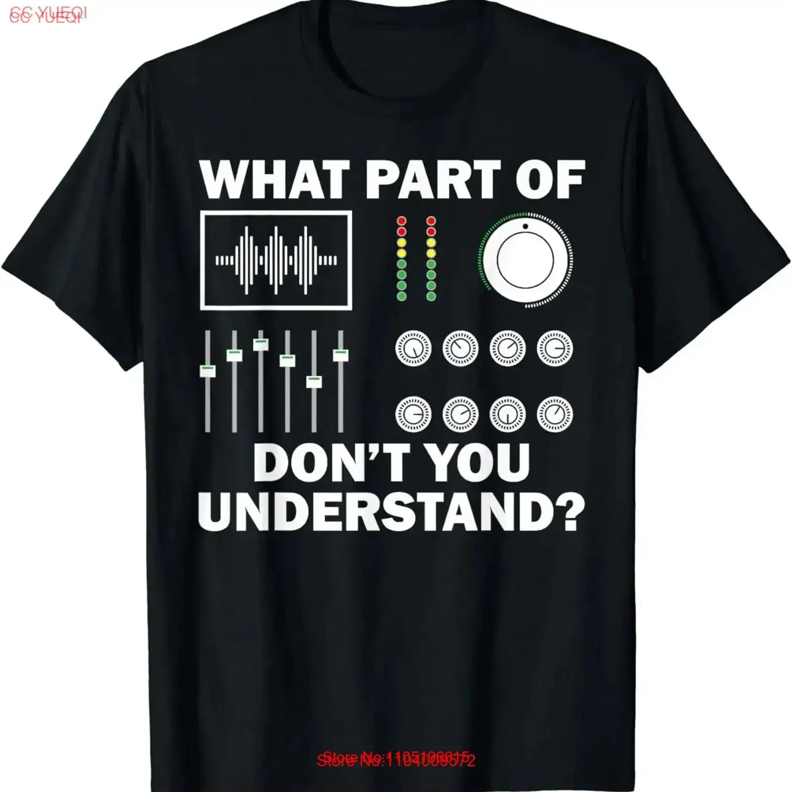 

NEW Funny DJ Design For Sound Engineer Disc Jockey T Shirt vintage Washed Breathable Soft Casual fashion Unisex Stretched