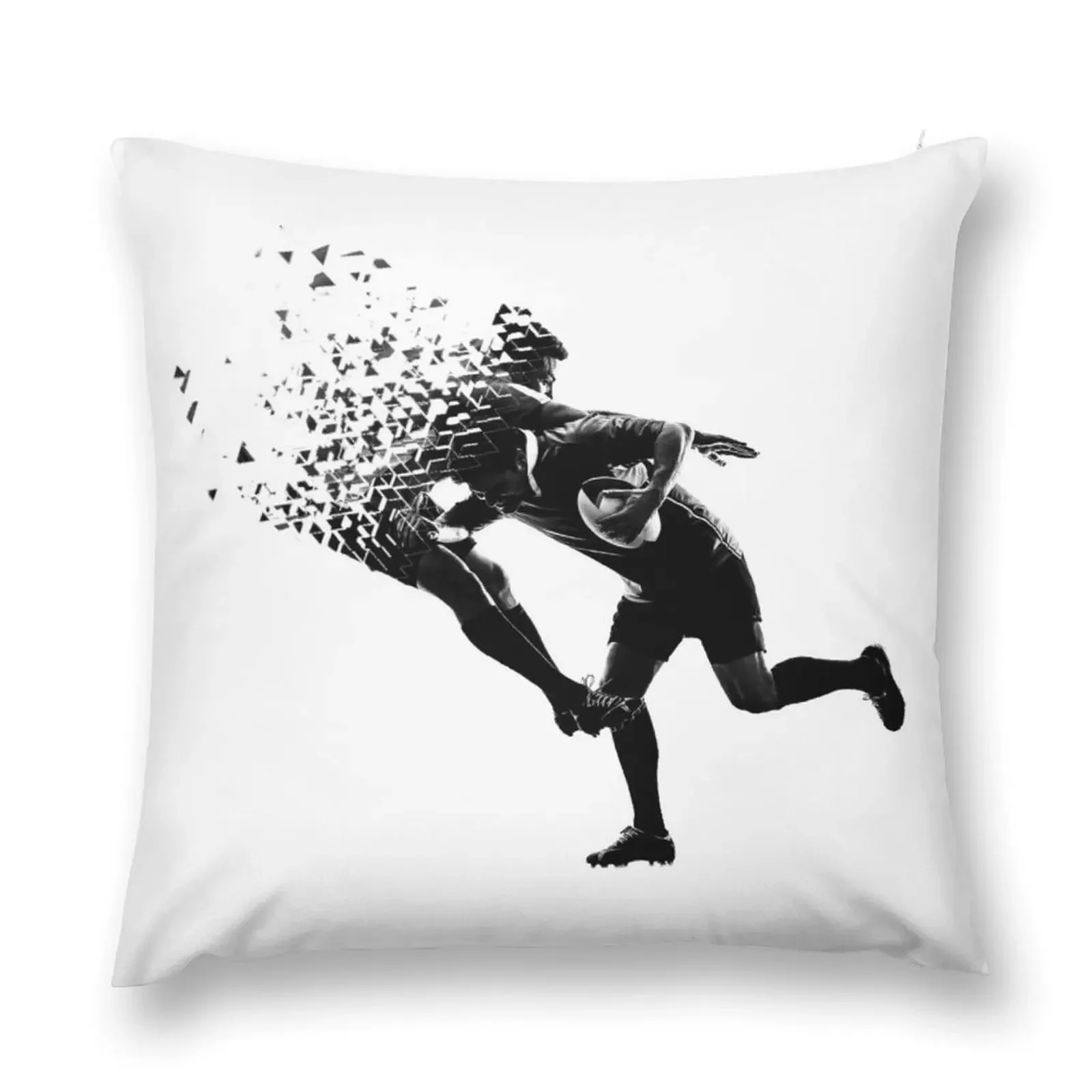 Rugby Football Awesome Unique Shattered Design Throw Pillow Pillowcases Cushion Covers Sofa autumn pillowcase pillow