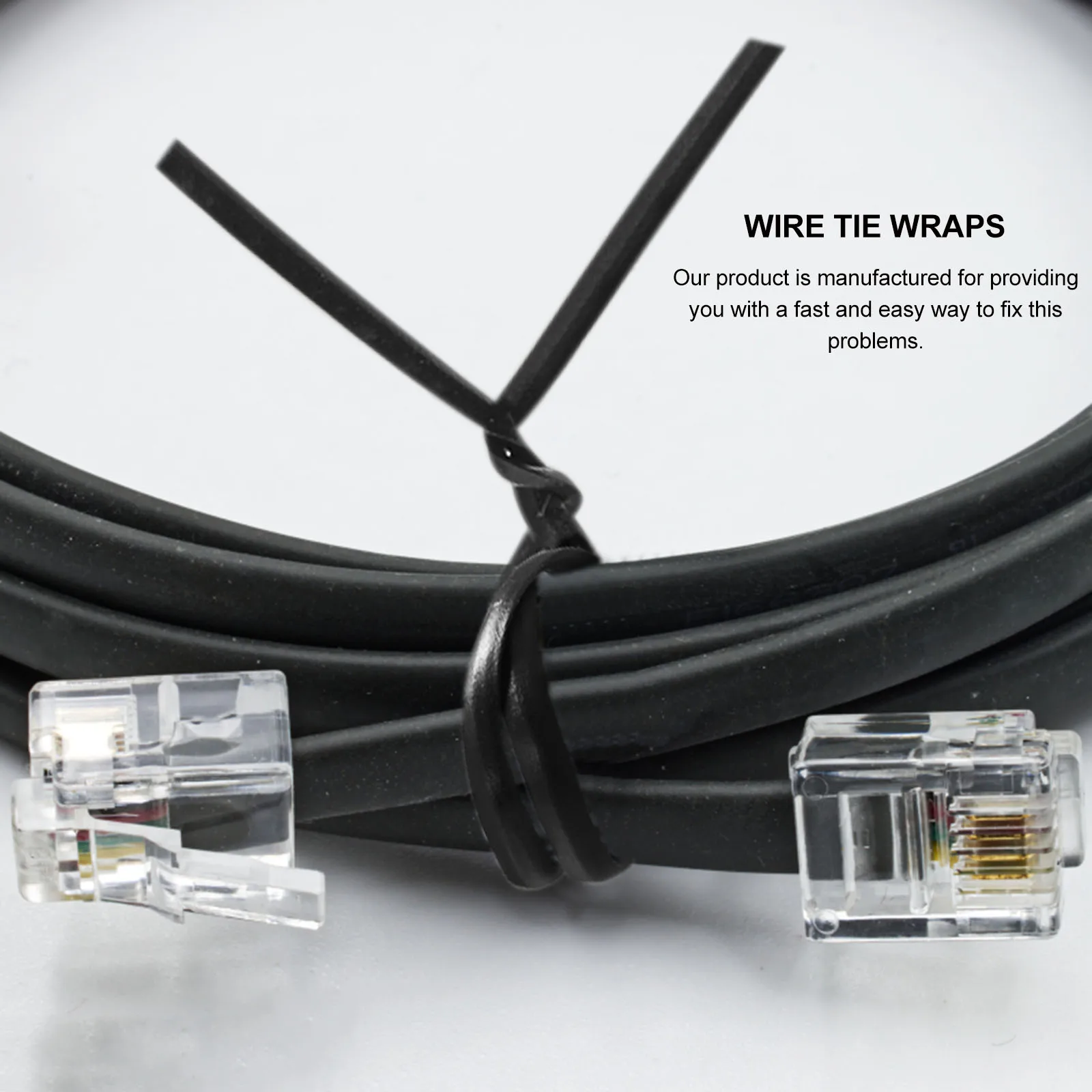 

500pcs Wraps Cord Tie For Ties Cord Cable Ties Cable Wrap Wire Tie Wraps Management Party Bags Organizing