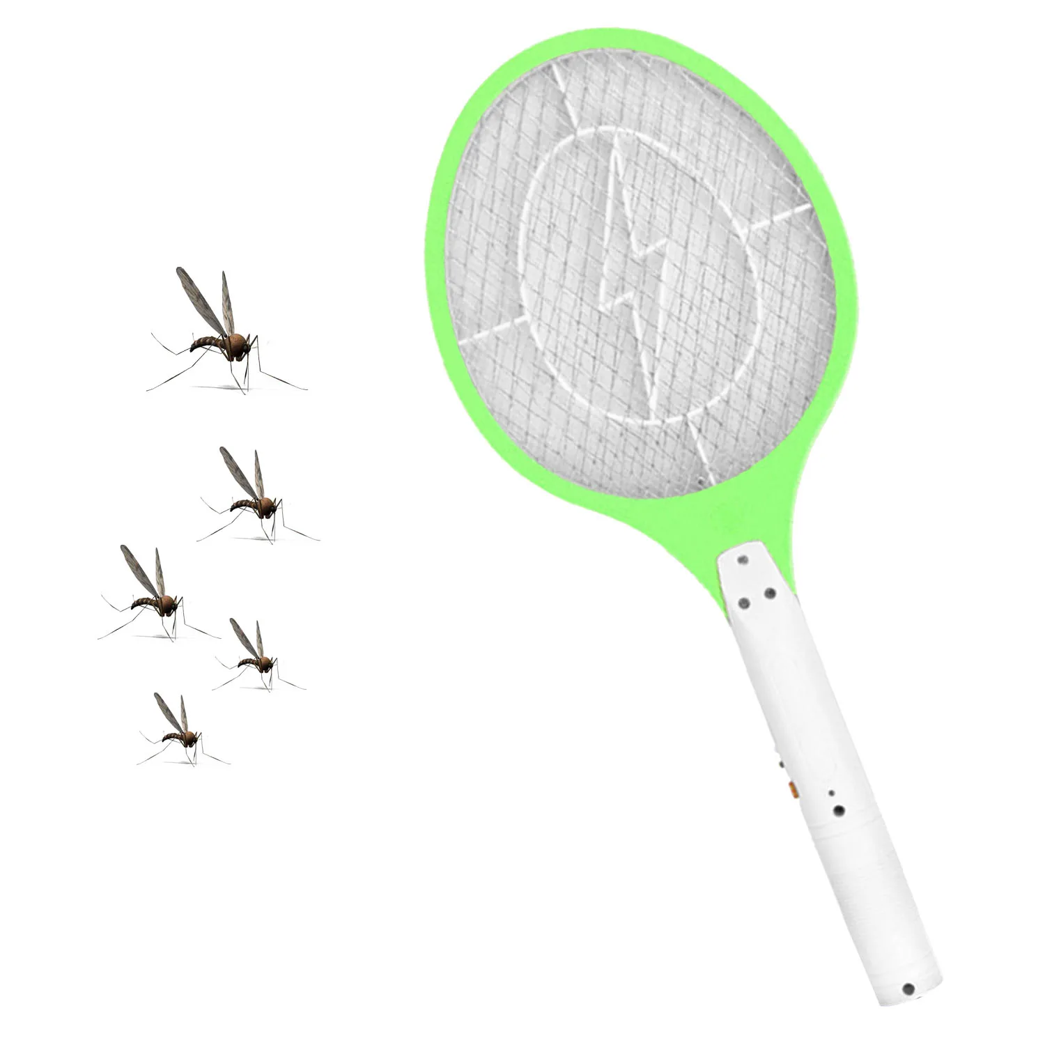 110-220V Rechargeable Electric Bug Fly Mosquito Insect Swatter Racket Zapper Killer with Isolation Mesh killer EU Plug