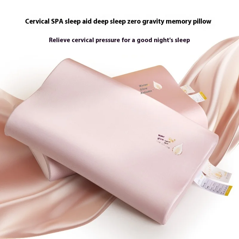 

Orthopedic Memory Foam Pillow Cervical Support Unbreakable Cooling Hotel Pillow For Student Stomach Sleeper Neck Pain