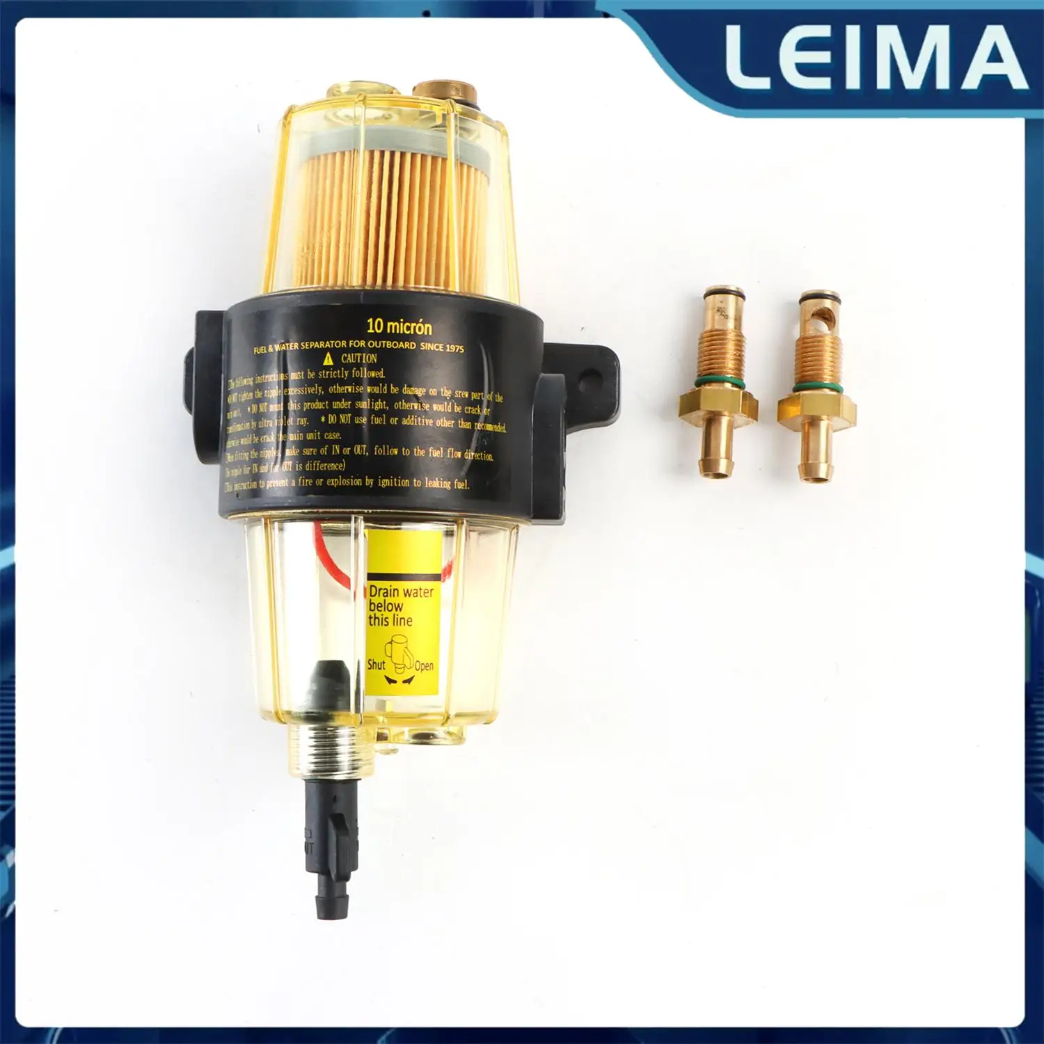 

UF-10K Элемент топливного фильтра Элементы сборки водоотделителя UF10K для подвесного мотора Лодочный двигатель Honda Yamaha Suzuki Mercury