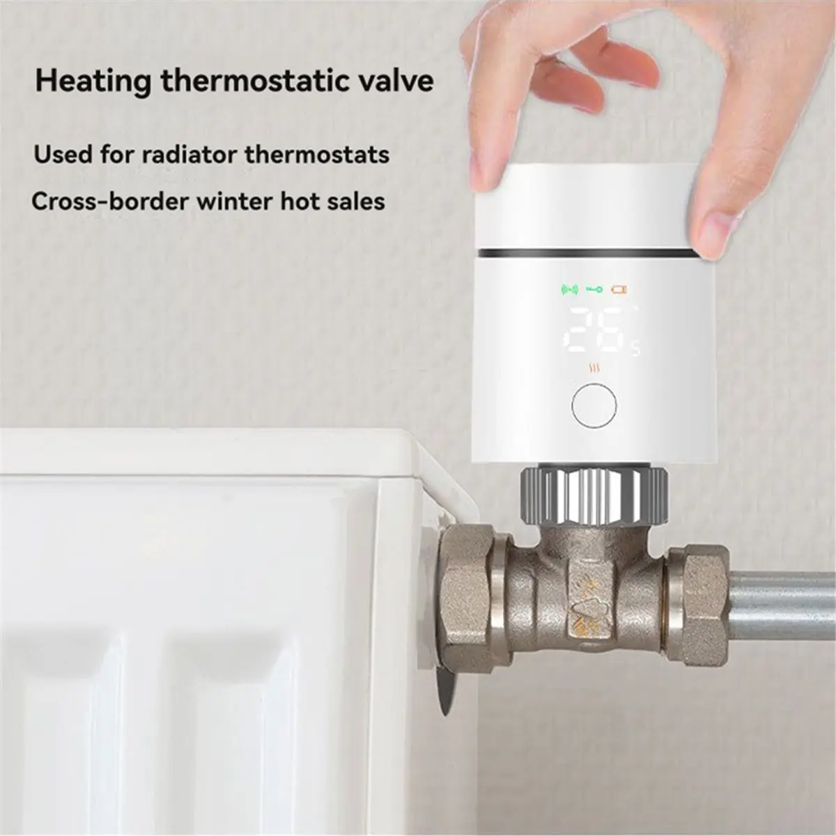 2026 New Tuya Smart Thermostat Radiator Valve Radiator Heating Radiator Valve ZigBee Thermostat Underfloor Heating Thermostat