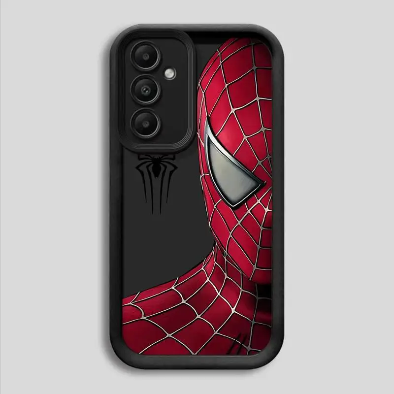 Phone Case for Samsung Galaxy A15 A25 A35 A55 A51 A71 A72 A73 A52 A52s A53 A54 5G TPU Silicone Soft Marvel Sipider Man