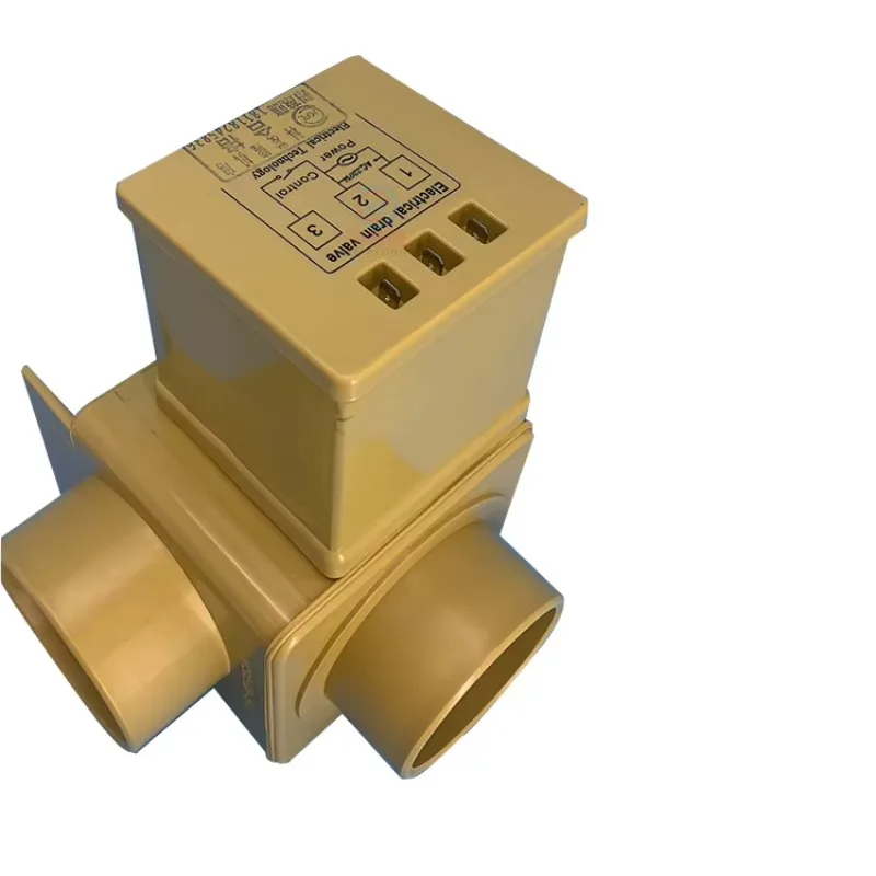 3 Inches 90 Degrees 220v 3 Wire Automatic Drain Water Valve Drain Pump for Industrial Work Clothes Washing Machine