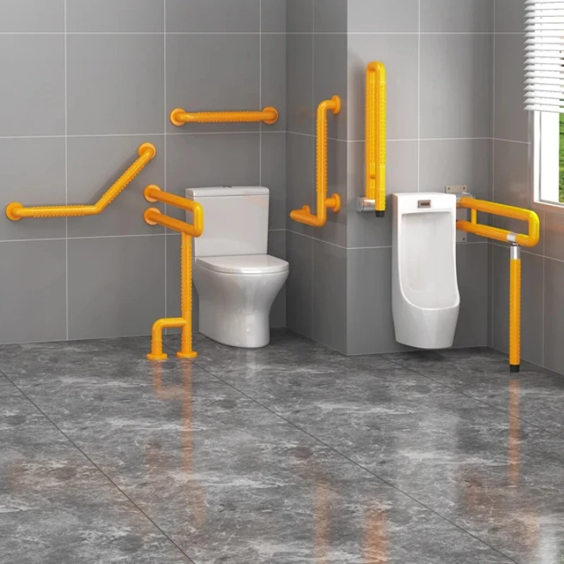ADA Toilet Safety Rail - ราวจับห้องน้ําผู้สูงอายุพร้อมด้ามจับกันลื่น, ราวจับฝักบัวสําหรับคนพิการเข้าถึง Commode