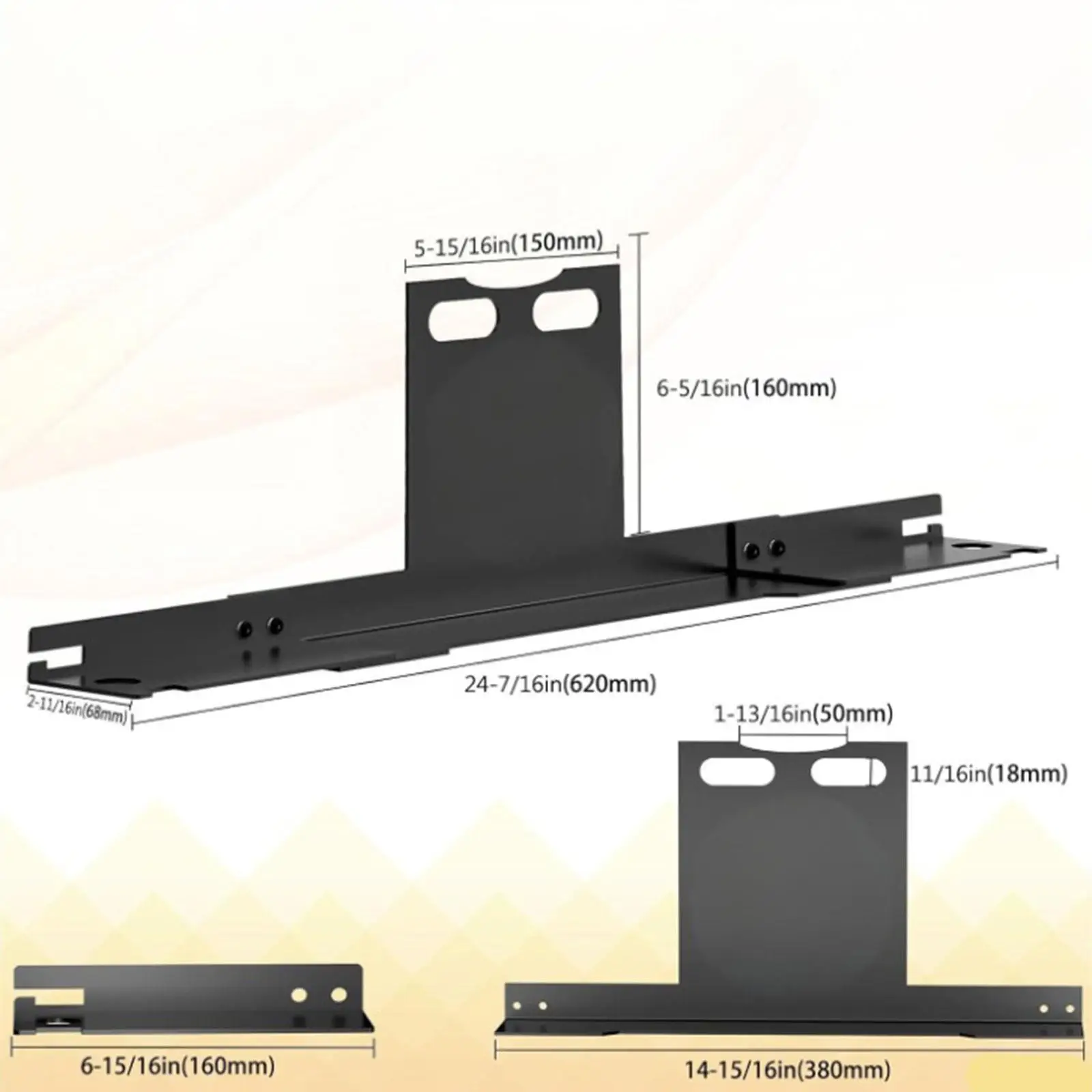 Car Wheel Alignment Plate Heavy Duty Toe Alignment Tool Practical Automotive Tool for Mechanical Workshop
