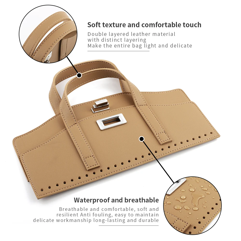 PU Soft Waterproof Bag Handles DIY Replacement Bag Handbag Straps Tote Breathable Handles Purse Kit Bags Accessories for Women