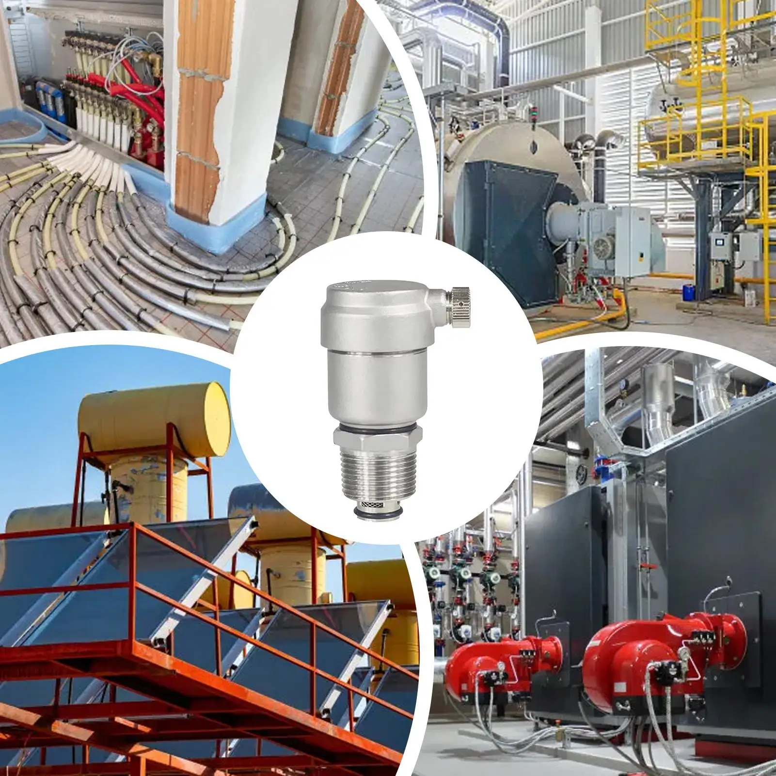 التلقائي تنزف الهواء تنفيس الهواء الإصدار صمام سخان المياه استبدال أجزاء للمولد المائي HVAC الشمسية السيارات البحرية