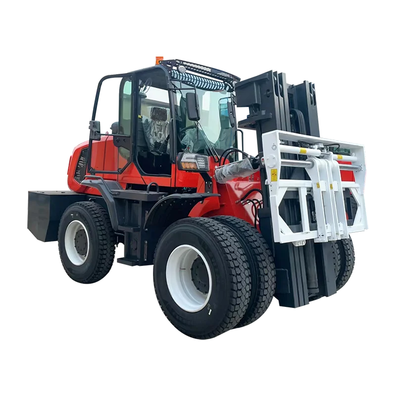 Customized Large Off-Road Forklift Hydraulically Powered Assisted Vehicle Latest Design for Enhanced Performance