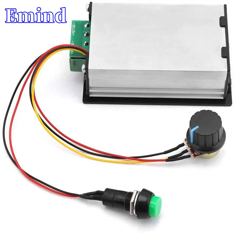 1/3/5/10/20Pcs Display Digital PWM DC Governador de Motor 6V12V24V48V Interruptor de Controle de Velocidade Stepless Controlador Display Shell