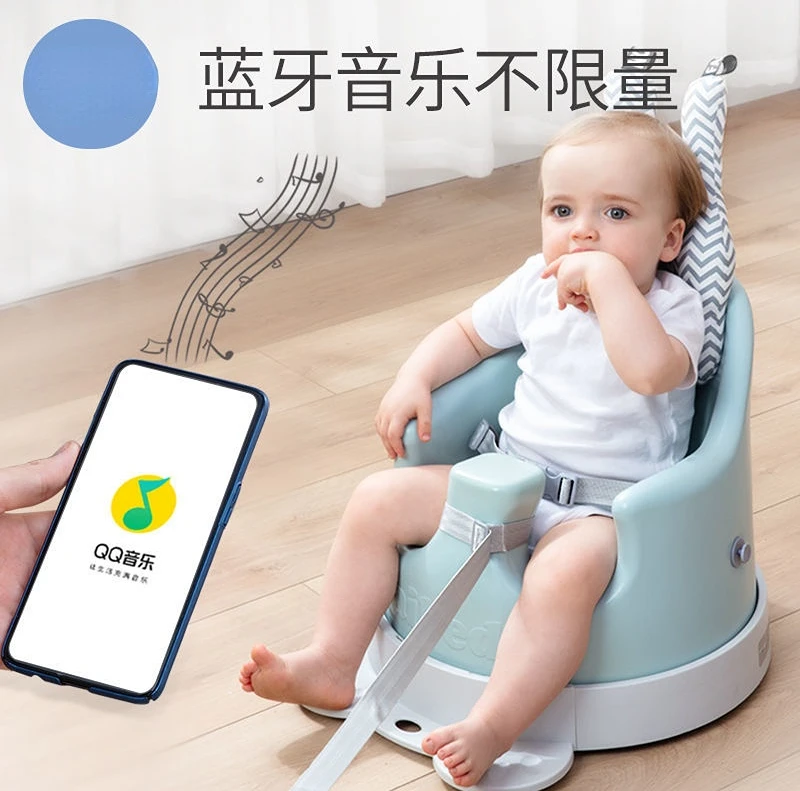 Baby Dining Chair Infant Dining Chair Baby Multi-Functional Anti-Flip Household Pedology Infant Dining Chair Portable Artifact