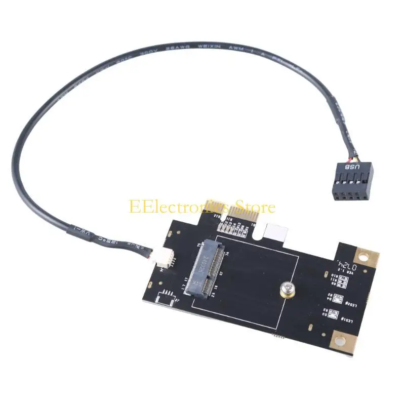 

B03C M.2 NGFF To PCIE Networking Adapter Card Converter for Desktop Computers
