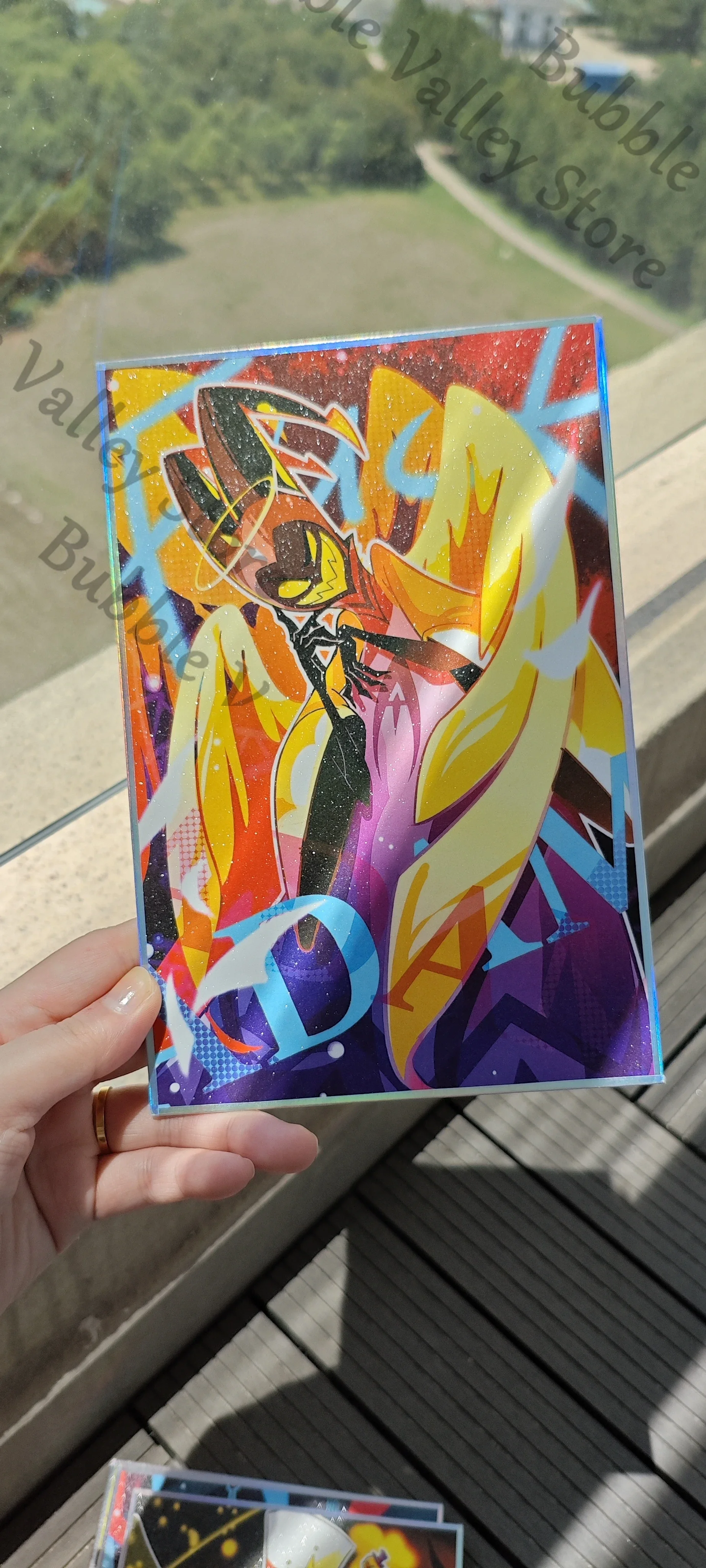 Hazbin Hotel Alastor Vox Adam Angel Dust Husk Anime Cosplay Cartoon ‌Double Flash ‌color Cardstock Illustration Board‌ Shikishi view 2