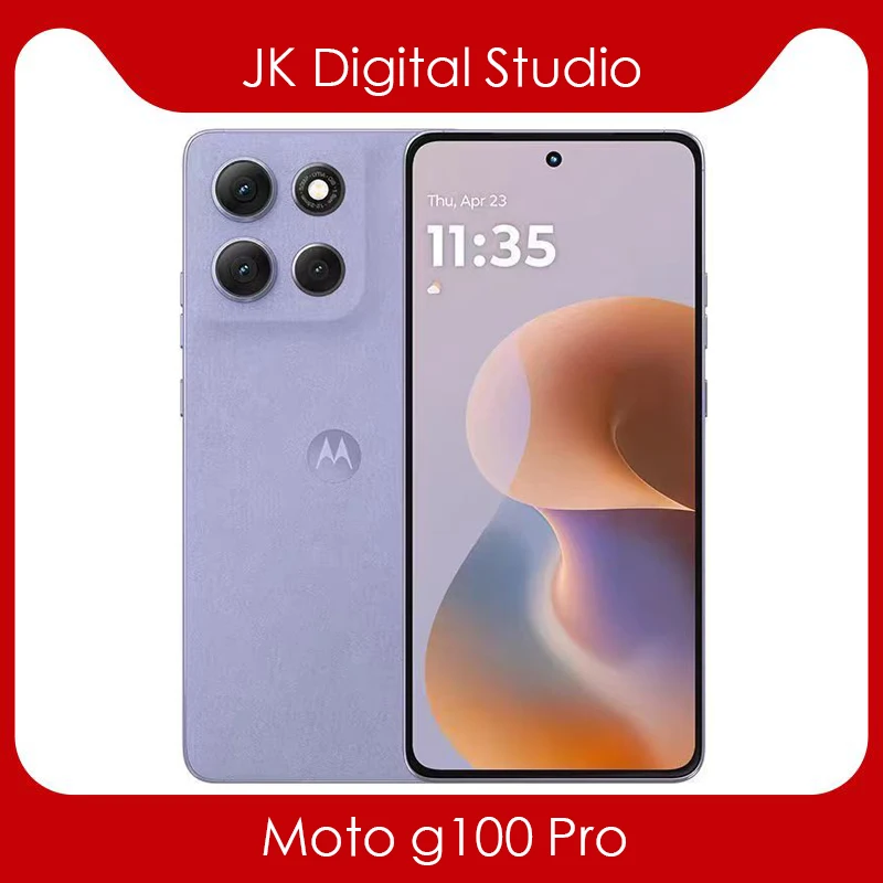 Новый телефон Lenovo Motorola Moto G100 Pro MTK Dimensity 7300 6,7 дюйма POLED 120 Гц 50 МП AI камера 30 Вт быстрое зарядное устройство 6720 мАч