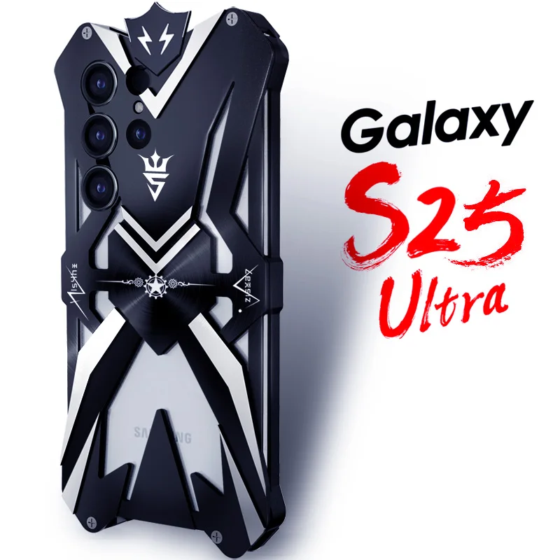 

Aluminum alloy back cover for heat dissipation For Samsung Galaxy S25 Ultra Fall prevention Phone Case For Samsung Galaxy S24