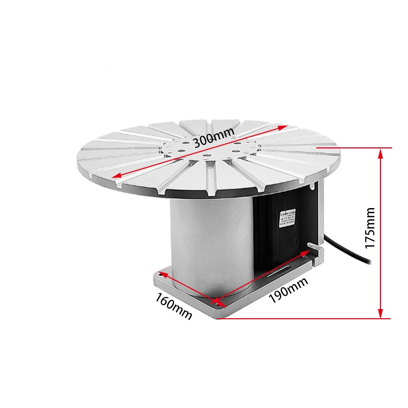 D300 D400 Economic Flat Rotate Table Round Wheel Rotary Axis Worktable for Laser Marking Engraving Pen Chopsticks Etc