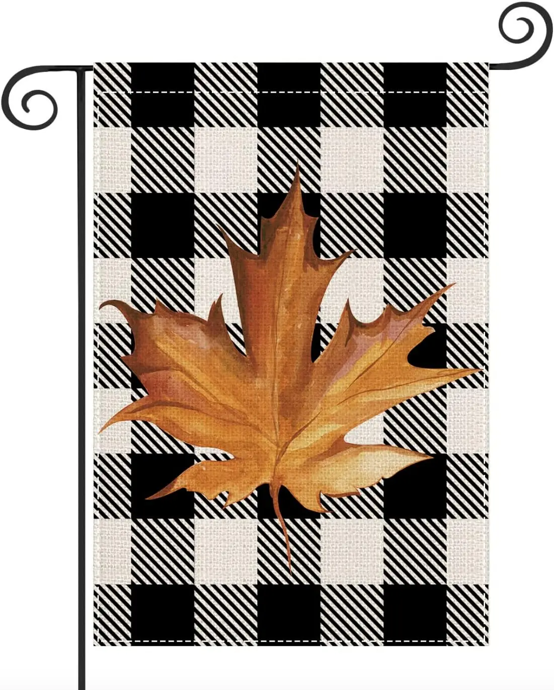 Fall Garden Flag Fall Decorations Vertical Double-Sided Burlap Yard Outdoor Decor 12 x 18 Inches Fall Decor Maple Leaf