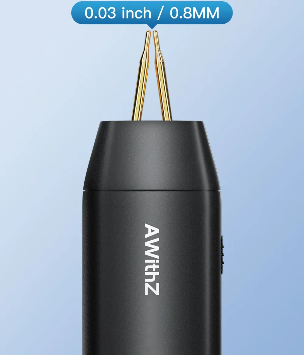 AWithZ Tragbares Punktschweißgerät, DIY-Handpunktschweißgerät, 90 Gänge, verstellbares Punktschweißen für 18650-Lithium-Batterie – Detail 29