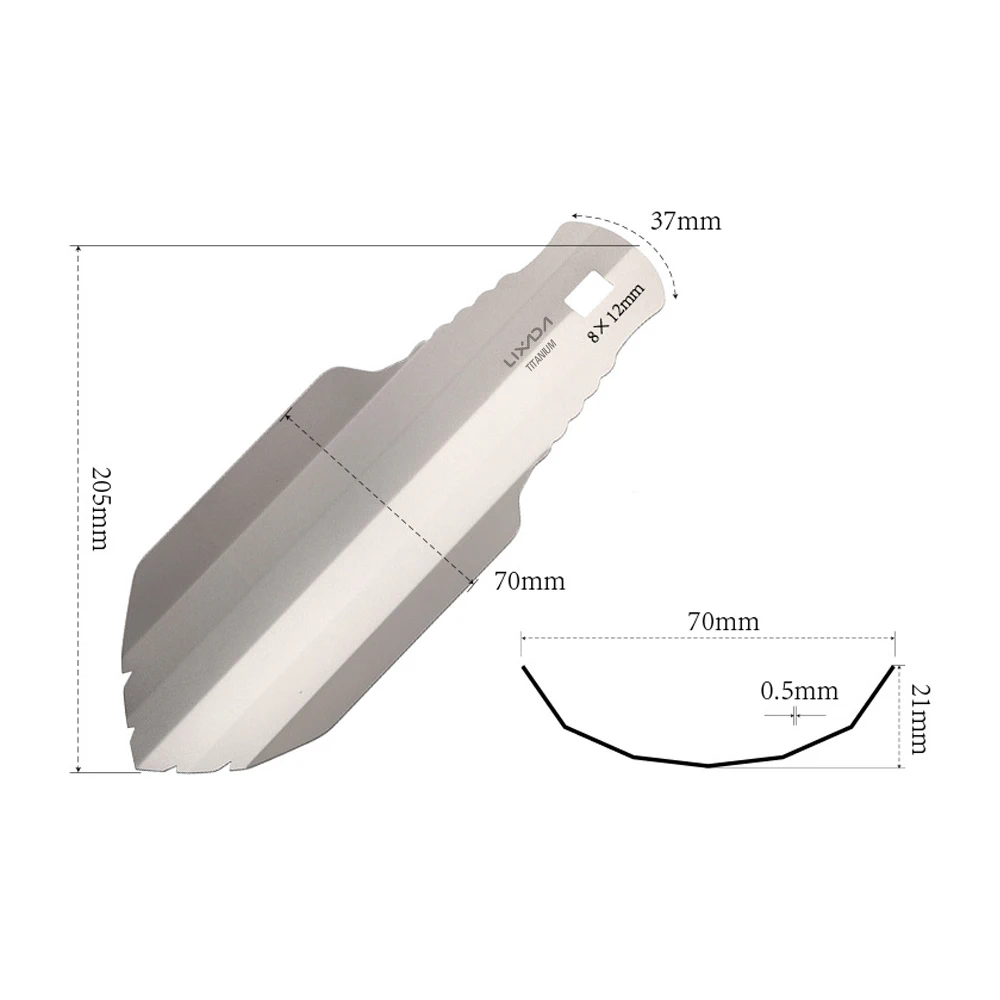 Pala de mano de titanio Lixada - Trowel Garden Tools reseña y precio