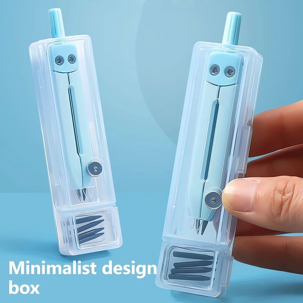 M&G Mini Compasses Set contains 2B Lead Core Student Exam Portable Compasses Drawing Compasses for Exams