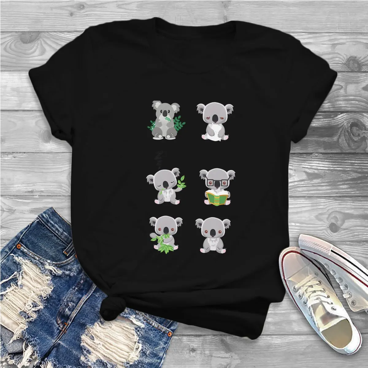 The Iconic Unique TShirt Australian Koala Casual Polyester T Shirt Newest T-shirt For Men Women