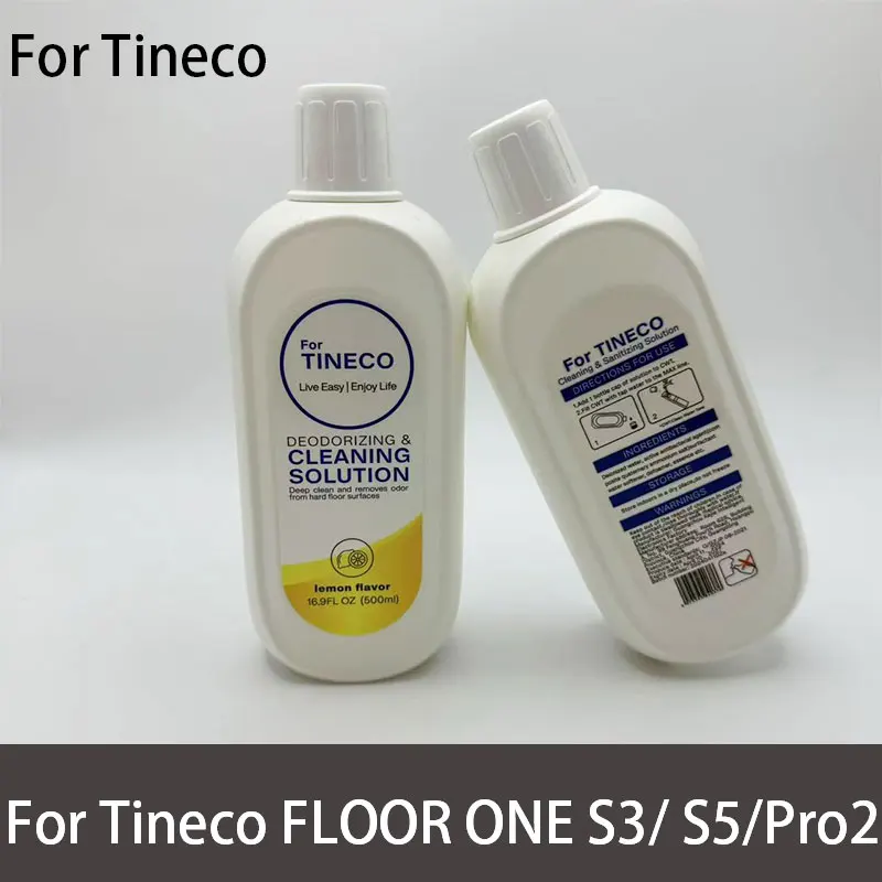 For Tineco FLOOR ONE S3/ S5/Pro2/Combo/S7Pro All Series Cleaning Solution Robot Vacuum Cleaner Accessories Cleaning Agent Liquid