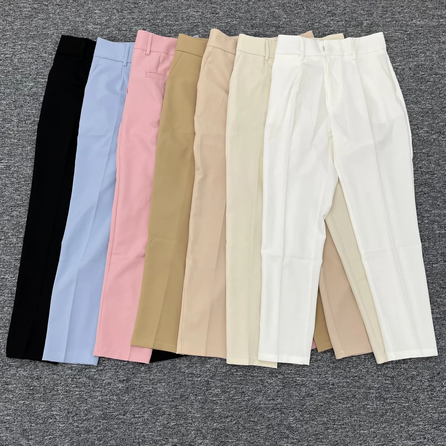 

Kar&Otza women's clothing 2024 autumn and winter new suit pants high waist commuting temperament casual solid color long pants