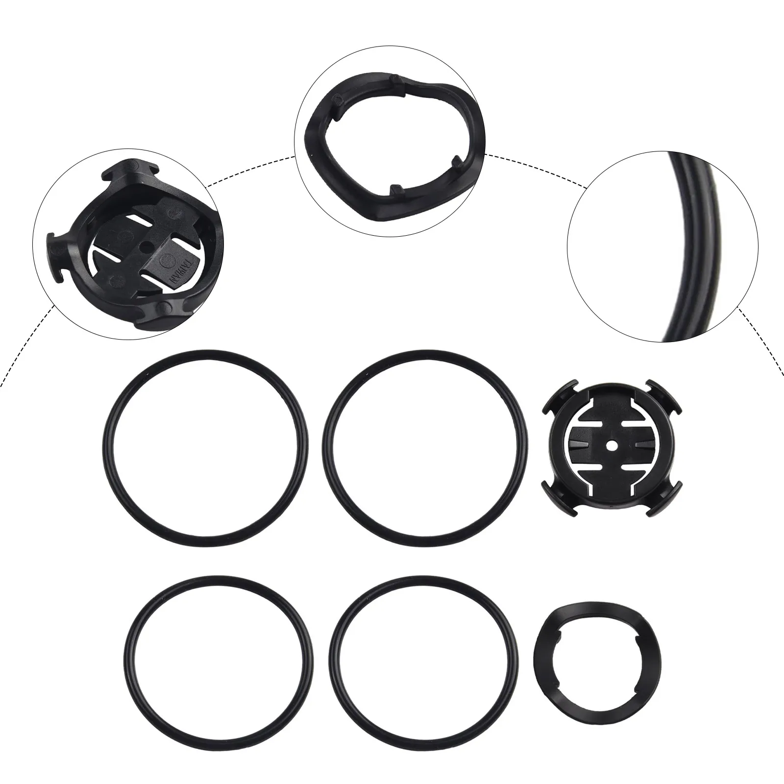 

Set Bike Computer Mount Bicycle Cycling ABS+Rubber Stem Or Handlebar Accessories For Garmin Spare Parts High Quality